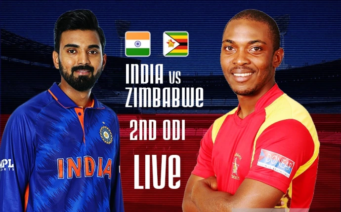 ind vs Zimbabwe 2nd odi live score