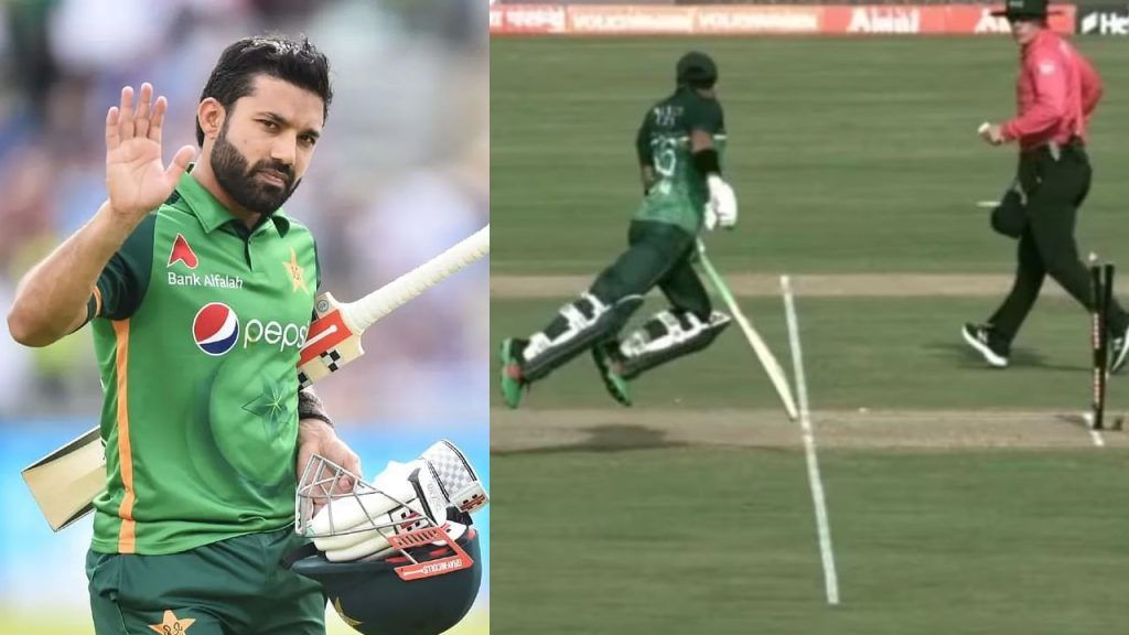 Mohammad Rizwan suffers silly run-out while avoiding throw, angry Babar Azam reacts by throwing cap