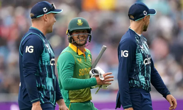 England vs South Africa, World Cup 2023: Reece Topley draws first blood as he picks up Quinton de Kock