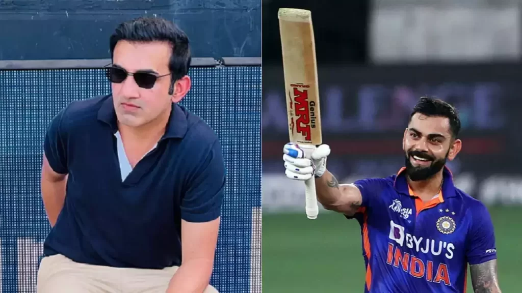 Gautam Gambhir shares an intriguing prospect on his fued with Virat Kohli