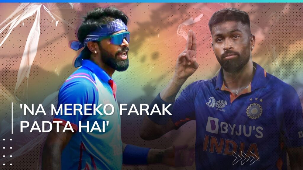 "Na Mereko Farak Padta Hai": Hardik Pandya's Straight Reply On Social Media Talks