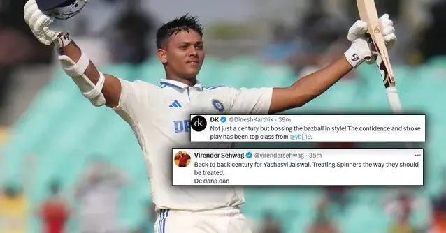 Twitter reactions: Yashasvi Jaiswal lights up Rajkot with second double century in Test cricket – IND vs ENG