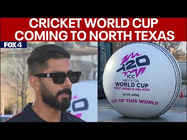 Massive cricket game balls land in Dallas ahead of T20 World Cup