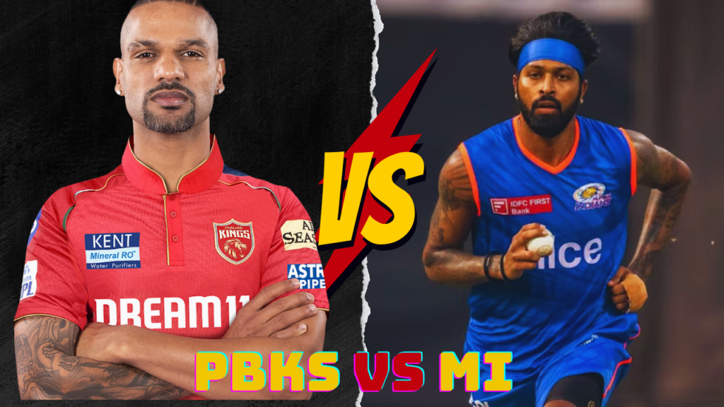 PBKS vs MI head-to-head, Mullanpur pitch report, weather forecast