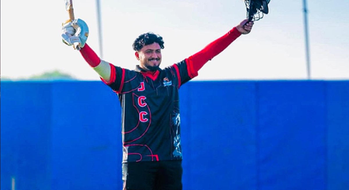 Hamza Saleem Dar Smokes 22 Sixes, Registers Highest Individual Score In T10 History