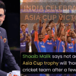 Shoaib Malik says not accepting Asia Cup trophy will ‘haunt’ Indian cricket team after a few years