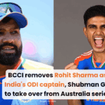 BCCI removes Rohit Sharma as India's ODI captain, Shubman Gill to take over from Australia series