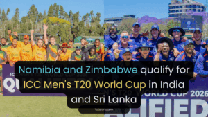 Namibia and Zimbabwe qualify for ICC Men's T20 World Cup in India and Sri Lanka