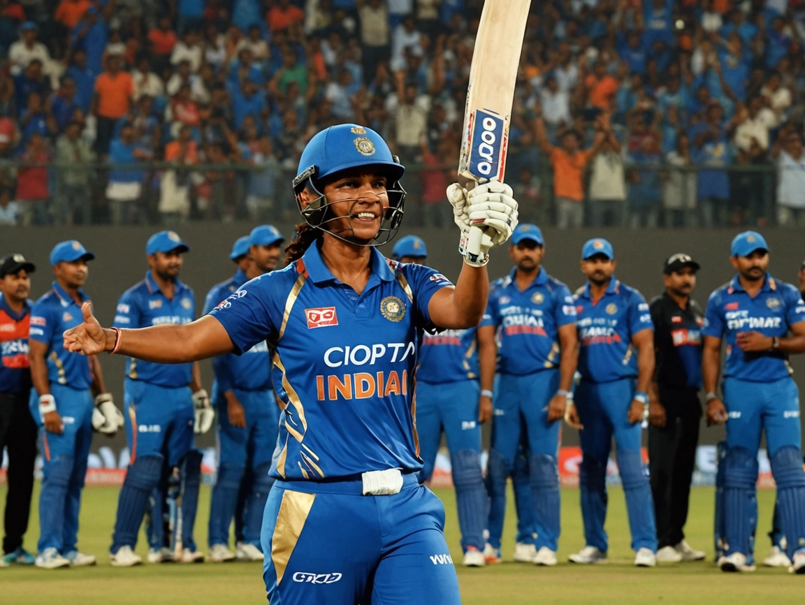 Harmanpreet Kaur Leads MI to Record Chase Against Gujarat Giants in WPL