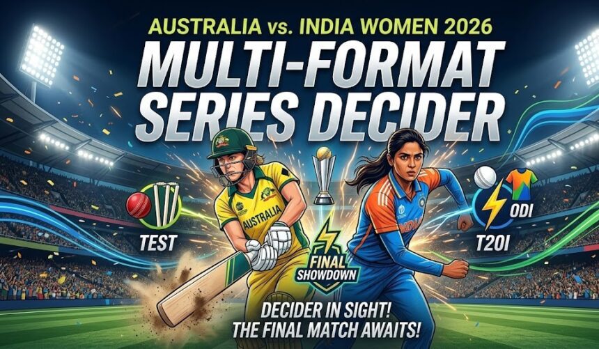 Australia Women lead India Women 6-4 in the 2026 multi-format series.
