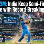 Abhishek Sharma celebrating his half-century against Zimbabwe at the MA Chidambaram Stadium, Chennai.