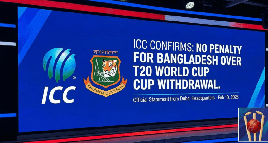 ICC Confirms: No Penalty for Bangladesh Over T20 World Cup Withdrawal