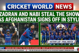 Ibrahim Zadran of Afghanistan plays a shot during the ICC Men's T20 World Cup 2026 Group D match against Canada.