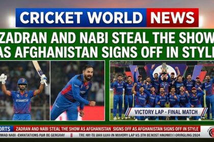 Ibrahim Zadran of Afghanistan plays a shot during the ICC Men's T20 World Cup 2026 Group D match against Canada.