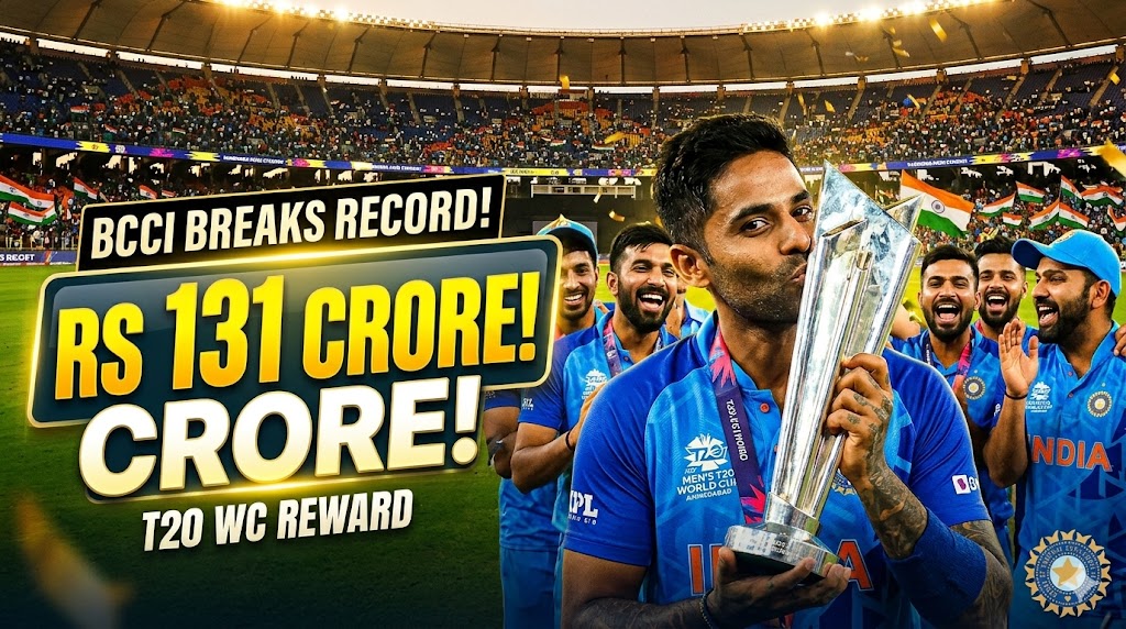 BCCI Breaks Own Record, Announces Bumper Rs 131 Crore Reward For T20 World Cup Winners
